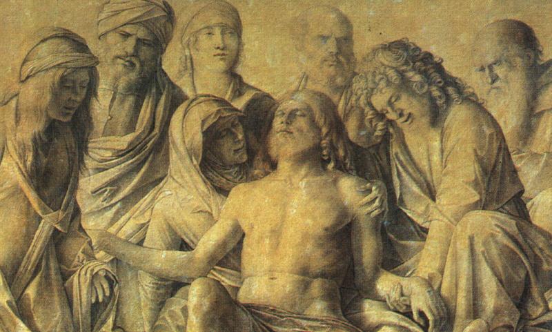 BELLINI, Giovanni The Lamentation over the Body of Christ dfh oil painting picture